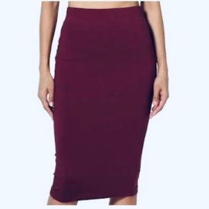 Brian Bailey Knit Midi Skirt